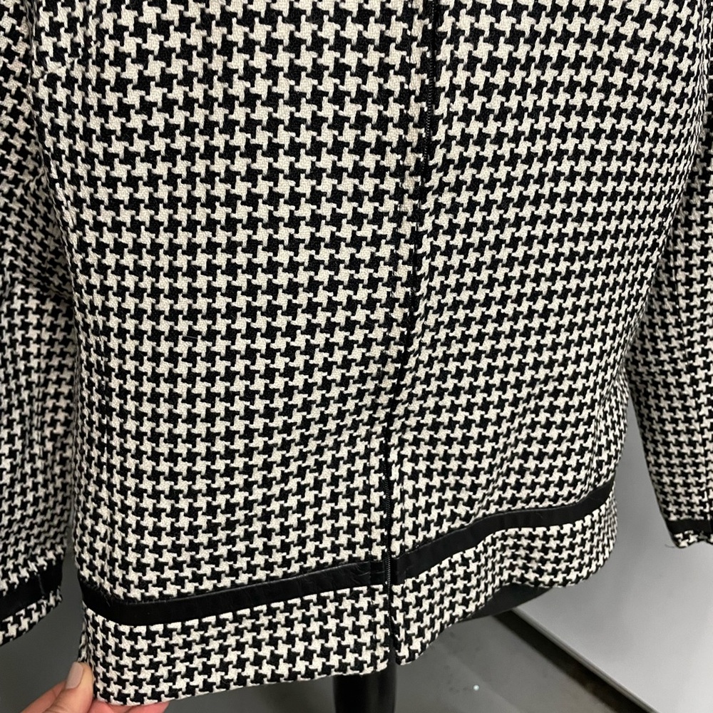 Pendleton Houndstooth Jacket, Sz 10 - image 7